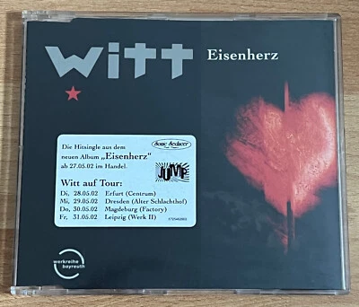 Rare 6-Track-Maxi-Single-CD: Witt - Eisenherz (2002) - Bild 1 von 2