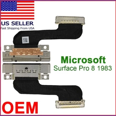 OEM Power Jack Charging Port Flex Cable Connect For Microsoft Surface Pro 8 1983 - Image 1 of 4
