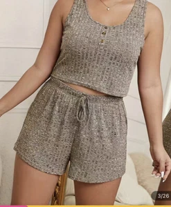 Womens Summer Set Tank Top & Shorts Casual Loungewear. 18(3XL) - Picture 1 of 4