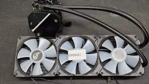 Refroidisseur CPU liquide Asus ROG Strix édition noire occasion fonctionne - Photo 1/8