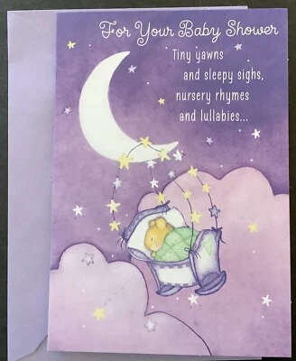 New Baby Card Hallmark Greeting Card For Your Baby Shower - Image 1 of 4
