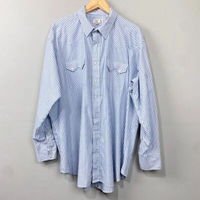Panhandle Slim Western Pearl Snap Shirt Size XXL Striped Retro Cowboy Wear 2XL - Image 1 of 4