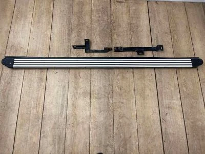 Se adapta a AUDI Q7 RH 2010-2015 estribo lateral del pasajero placa de escalón con soportes Foto 1 de 4