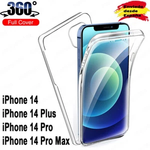 Funda carcasa IPHONE 14 PRO MAX PLUS 360º 2 Piezas Doble Cara Proteccion Complet - Imagen 1 de 1