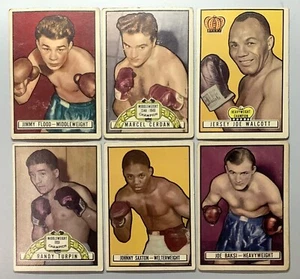 1951 TOPPS RINGSIDE BOXING STARTER SET (37/96) w/#6 JOE WALCOTT, #60 ABE ATTELL - Picture 1 of 16