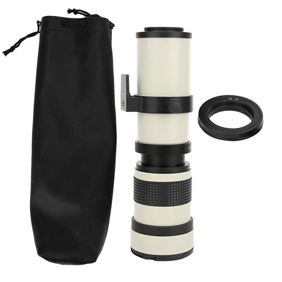 F/8.3-16 Telephoto Lens 420-800MM Super Telephoto Zoom for Nikon F Mount Camera - Image 1 of 4