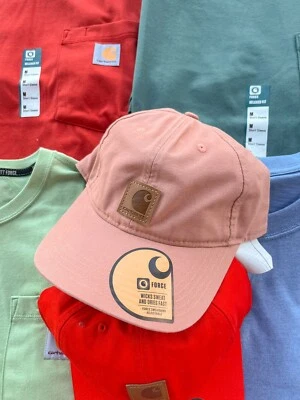 CARHARTT HAT CAP FORCE WICK SWEAT ODESSA ONE SIZE AH0289 B51 CAMEO BROWN -SALMON - Image 1 of 3