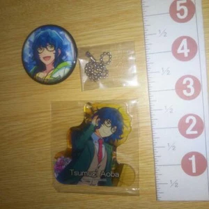 A63505 Ensemble Stars ! Switch / Acrylic keychain + Can badge / Tsumugi Aoba - Picture 1 of 4