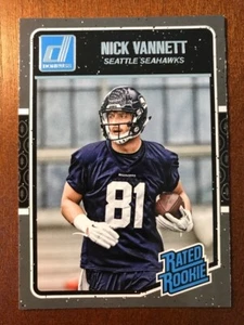 Donruss #388 2016 Nick Vannett RR RC Seattle Seahawks - Imagen 1 de 2