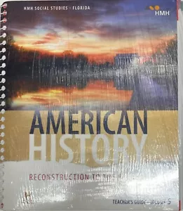 HMH American History Reconstruction Florida Teacher Edition Set Volumes 1-5 - Imagen 1 de 1