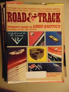 Road & Track Oktober 1985 Exoten - Bild 1 von 1
