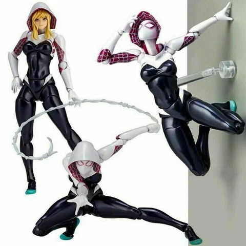New Gwen Stacy Action Figure Spider Man Into the Spider Verse PVC Toys Cover