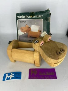 Vintage Rare Frank Meisler Paper Clip Art Sculpture PEN/PENCIL CADDY NEW - Picture 1 of 4
