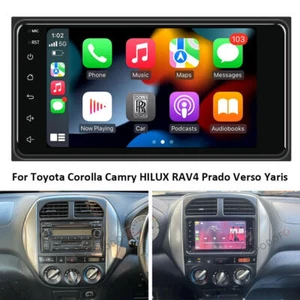 Autoradio Für Toyota Corolla Prado RAV4 BT Carplay USB GPS Navi Android 13 Audio - Bild 1 von 19