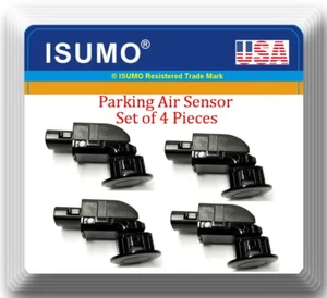 4 X Parking Aid Sensor Corner & Back Fits: Toyota Sienna 2006-2010 Black Color - Picture 1 of 4