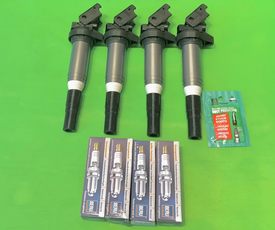 2011-2016 Mini Cooper N18 1.6L Turbo OEM Ignition Coil+Spark Plugs Tune Up - Image 1 of 1