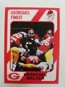 Herschel Walker Action 1989 Collegiate Collection Georgia Bulldogs UGA Dawgs NM - Picture 1 of 4