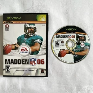 Madden NFL 06 Microsoft Xbox Video Game Mint Disc No Manual Working - Picture 1 of 8