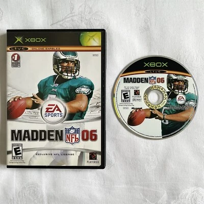 Madden NFL 06 Microsoft Xbox Video Game Mint Disc No Manual Working - Image 1 of 4