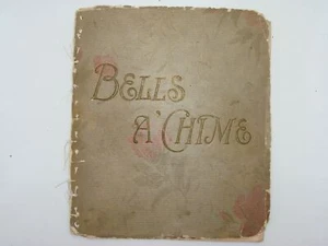 ANTIQUE 1800'S LITHOGRAPH E. NISTER AT NUREMBERG "Bells A'Chime" POETRY BOOK! - Picture 1 of 12