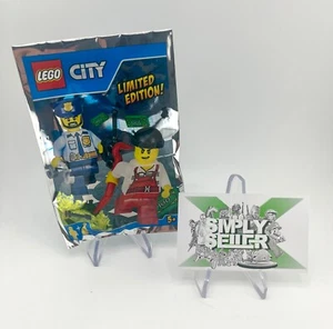 🔥 LEGO City 951701 - Polizei + Dieb Mini Figur Limited Edition Foil Pack NEU 🔥 - Bild 1 von 1