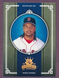 2005 Donruss Diamond Kings Blue Framed Manny Ramirez #36 /100 !!! - Picture 1 of 2