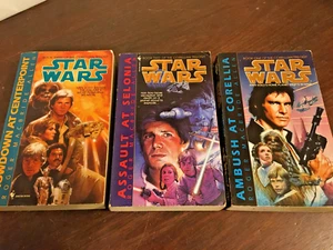 Star Wars The Corellian Triology Completo 1-3 Libro de Bolsillo Lote Set (Han Solo) - Imagen 1 de 8