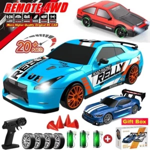 Fernbedienung Drift Auto 30KM/H High Speed 4WD Radio RC Rennwagen für Kinder - Bild 1 von 41