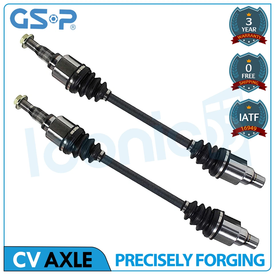 Rear CV Axle Assembly Set for 02-06 Chevy Uplander Venture 01-05 Pontiac Aztek Foto 1 de 4