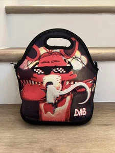 Five Nights at Freddy's FNAF DAB Foxy Lunch Tote Bag Insulated Carrier Black Red - Picture 1 of 2