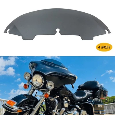 4" Smoke Batwing Windshield Windscreen For Harley Electra Glide FLHTCU 1996-2013 Foto 1 de 4