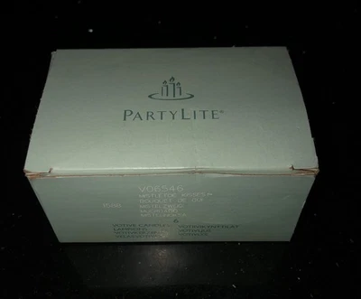 Velas Votivas Partylite - Navidad - Besos de Muérdago - Paquete de 6 - NUEVO Stock Antiguo Foto 1 de 4