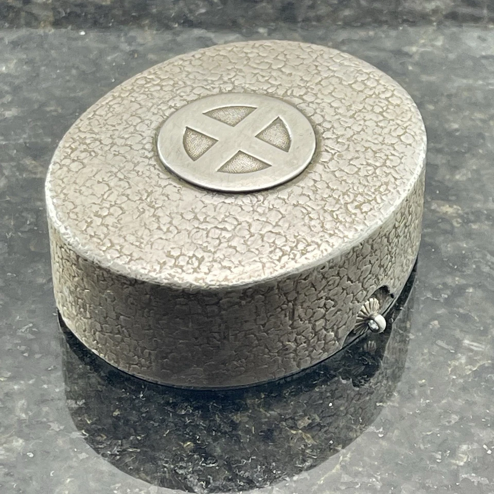 Raro Antiguo Firmado Hattori Jungin Sólido Plata Fina Caramelo Caja 110g Meiji Foto 1 de 4