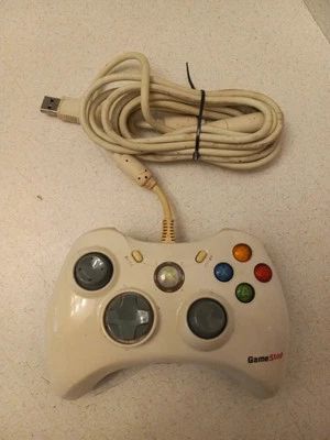 Mando con cable Gamestop para Xbox 360 Gamepad blanco BB-070 Foto 1 de 4