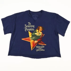 Smashing Pumpkins Womens M Mellon Collie and the Infinite Sadness Crop T-Shirt - Picture 1 of 8