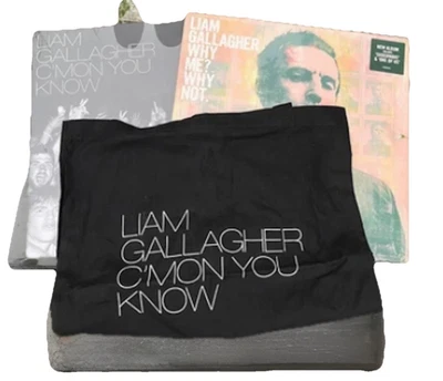 Liam Gallagher LP Records + tote bag - Image 1 of 4