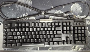 EVGA Z20 Computer Keyboard Used w/ Extra Pink Quartz Key Caps - Picture 1 of 6