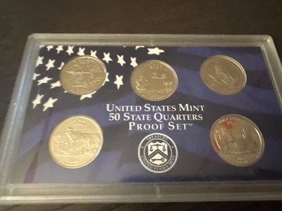 2004-S 50 State Quarters Proof Set w/ Box – United States Mint San Francisco - Image 1 of 4
