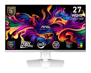 MSI 27" MAG 272QPW QD-OLED X28 (WQHD) GAMING MONITOR - Picture 1 of 3