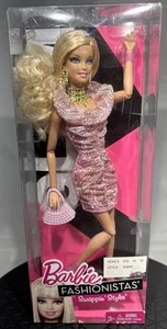 2010 Barbie Fashionistas Swappin' Styles Glam Doll NRFB #V4380 - Picture 1 of 6