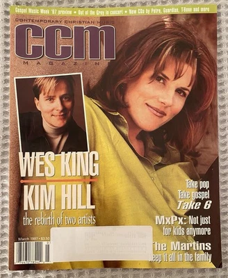 CCM MAGAZINE - KIM HILL & WES KING (4 Page Articles On Each Artist) - MARCH 1997 - Image 1 of 4