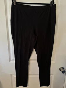 Torrid Plus Size 3X Full Length Cotton Leggings Solid Black Pull On 3XL - Picture 1 of 3