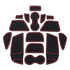 For Ford Focus 2012-2014 Non-slip Interior Door Slot Mat Gate Groove Pad 15Pcs - Picture 1 of 5