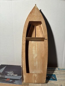 Teilgebautes Midwest The Maine Hummerboot 953 Maßstab Modellbausatz Spielzeug mit Box USA - Bild 1 von 8