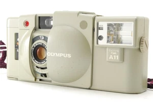 RARE! [Near MINT+++] Olympus XA2 35mm Rangefinder Film Camera w/ A11 White JAPAN - Picture 1 of 24