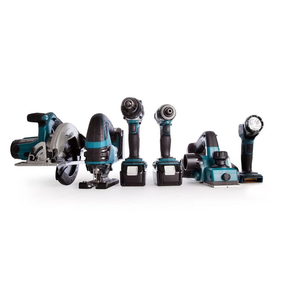 Makita DLX6067PT 18V Li-ion LXT 6 Piece Kit Complete with 3 x 5.0 Ah Li-ion B... - Image 1 of 1