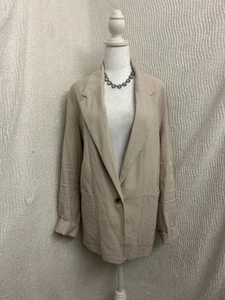 Blazer crema A New Day para mujer talla XXL largo de gran tamaño tostado neutro otoño offi - Imagen 1 de 13
