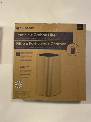 Filtro de partículas Blueair + carbono para Blue Pure 411, 411+, 411 automático, JOY S Foto 1 de 4