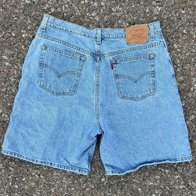 Vintage 90s Levi’s 922 high-rise relaxed denim jean mom shorts 18W Volup Plus - Image 1 of 4