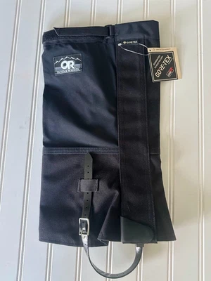 Outdoor Research GORE-TEX Expedition Black Crocodile Gaiters Mens Small ONLY 1 - Image 1 of 4